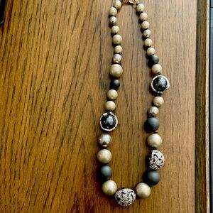 SALE!  Alexis Bittar beaded necklace with diamond dust!